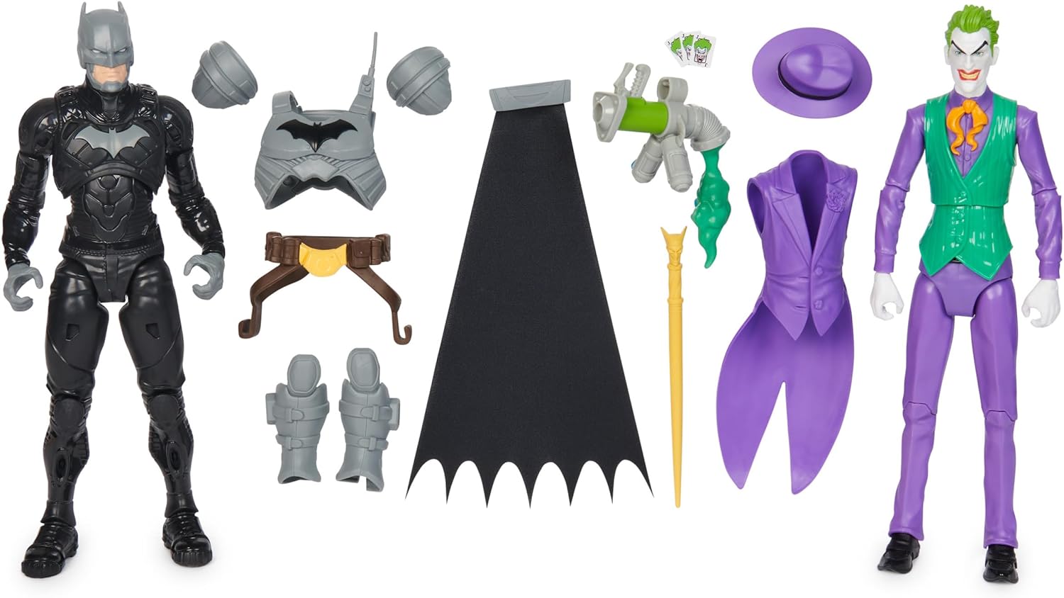 Foto 4 pulgar | Set de Figuras Batman Vs Joker  Aventures Dc Comics