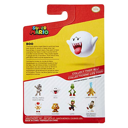 Foto 4 pulgar | Figura De Acción Super Mario Boo, Juguete Coleccionable De 6,35 Cm - Venta Internacional.