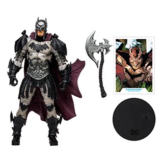 Foto 4 | Mcfarlane - Dc Multiverse 7 - Gladiator Batman (dark Metal) - Venta Internacional.