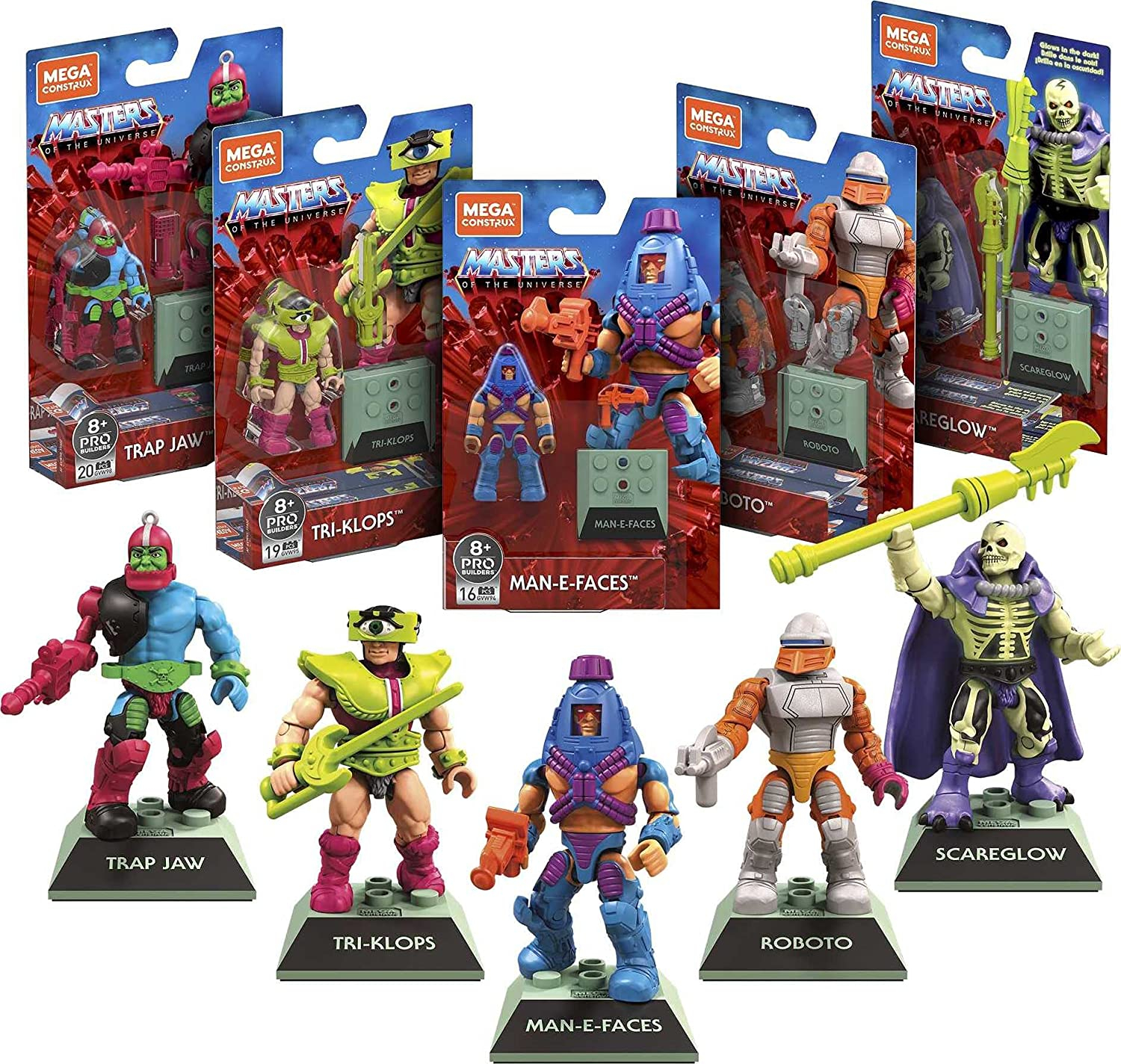 Foto 2 pulgar | Masters Of The Universe Heroes 5-pack - Venta Internacional.