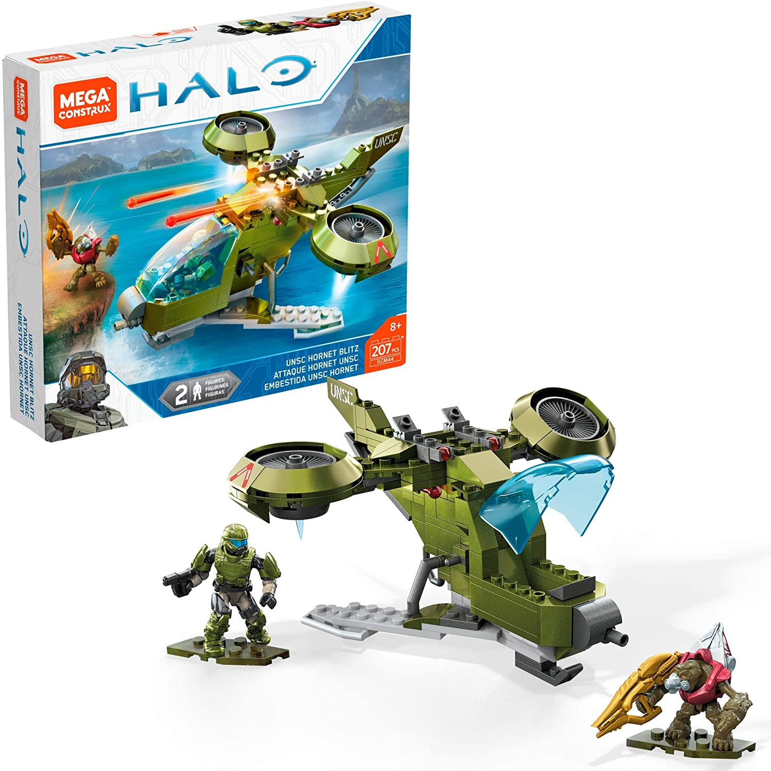 Foto 2 pulgar | Juguete De Construcción Mega Construx Halo Unsc Hornet Blitz - Venta Internacional.