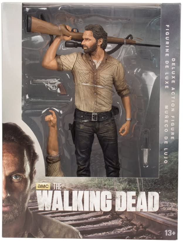 Foto 4 pulgar | Mcfarlane Toys The Walking Dead Tv 10'' Rick Grimes Deluxe Figura - Venta Internacional.