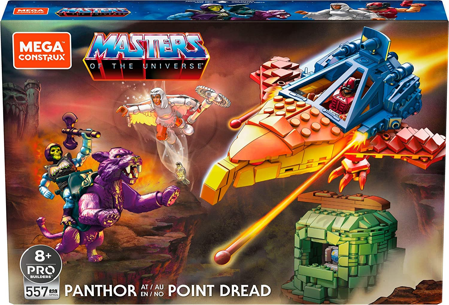 Foto 5 pulgar | Mega Construx Masters Of The Universe Panthor En Point Dread - Venta Internacional.