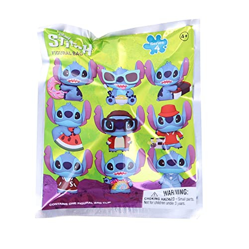 Foto 2 pulgar | Clip Para Bolso Disney Lilo & Stitch Series 4 3d Foam Random - Venta Internacional.