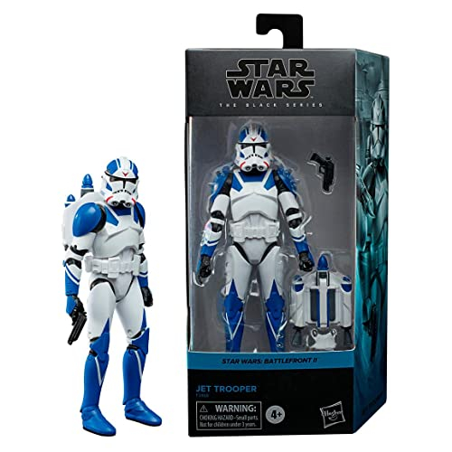 Figura De Acción Star Wars Black Series Jet Trooper Azul De 6 Pulgadas - Venta Internacional.