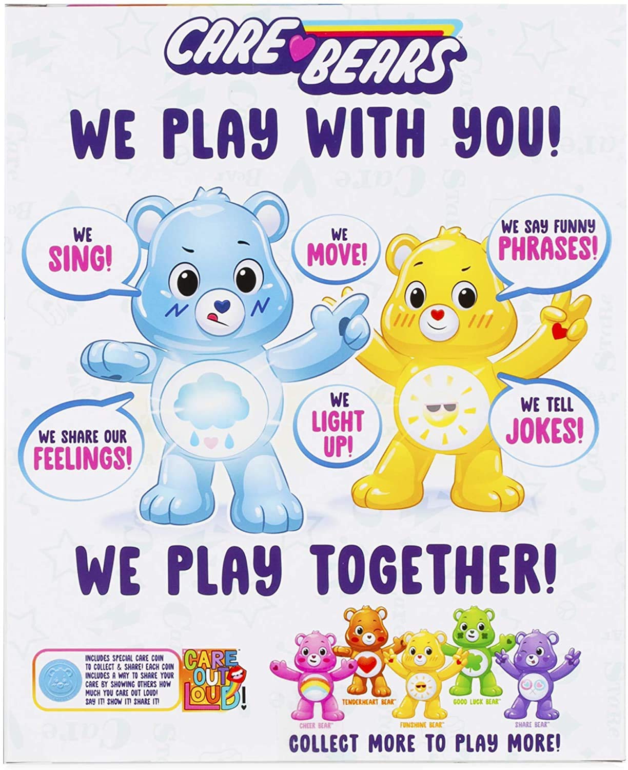 Foto 7 | Figura Coleccionable Interactiva Care Bears Funshine Bear - Venta Internacional