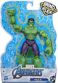 Foto 3 | Figura De Acción Hulk Bend And Flex Marvel De 6 Pulgadas De - Venta Internacional.