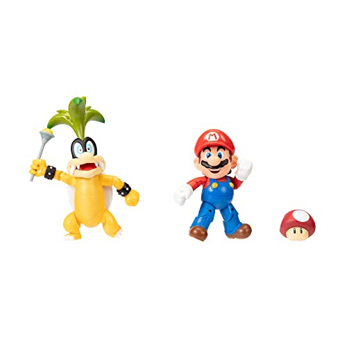 Foto 3 pulgar | Figura De Acción Super Mario Nintendo 4 - Mario Vs. Iggy Koopa - Venta Internacional.