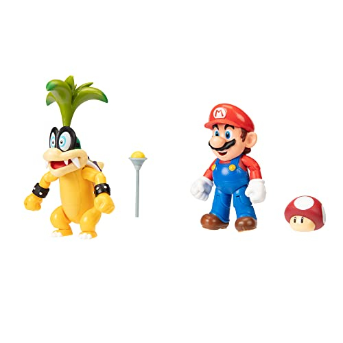 Foto 4 pulgar | Figura De Acción Super Mario Nintendo 4 - Mario Vs. Iggy Koopa - Venta Internacional.