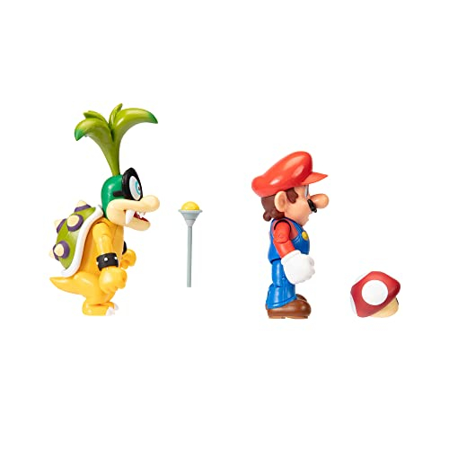 Foto 4 | Figura De Acción Super Mario Nintendo 4 - Mario Vs. Iggy Koopa - Venta Internacional.