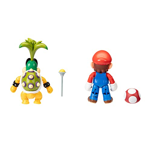 Foto 6 pulgar | Figura De Acción Super Mario Nintendo 4 - Mario Vs. Iggy Koopa - Venta Internacional.