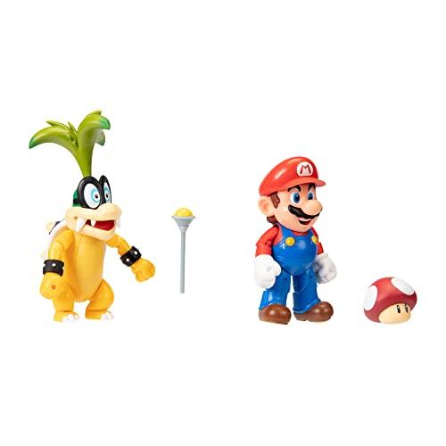 Foto 7 pulgar | Figura De Acción Super Mario Nintendo 4 - Mario Vs. Iggy Koopa - Venta Internacional.