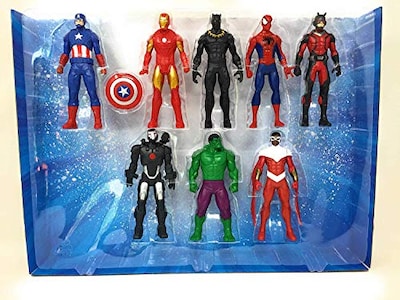Foto 3 | Figuras De Acción Hasbro Marvel Avengers Iron Man Hulk Black Pa - Venta Internacional.
