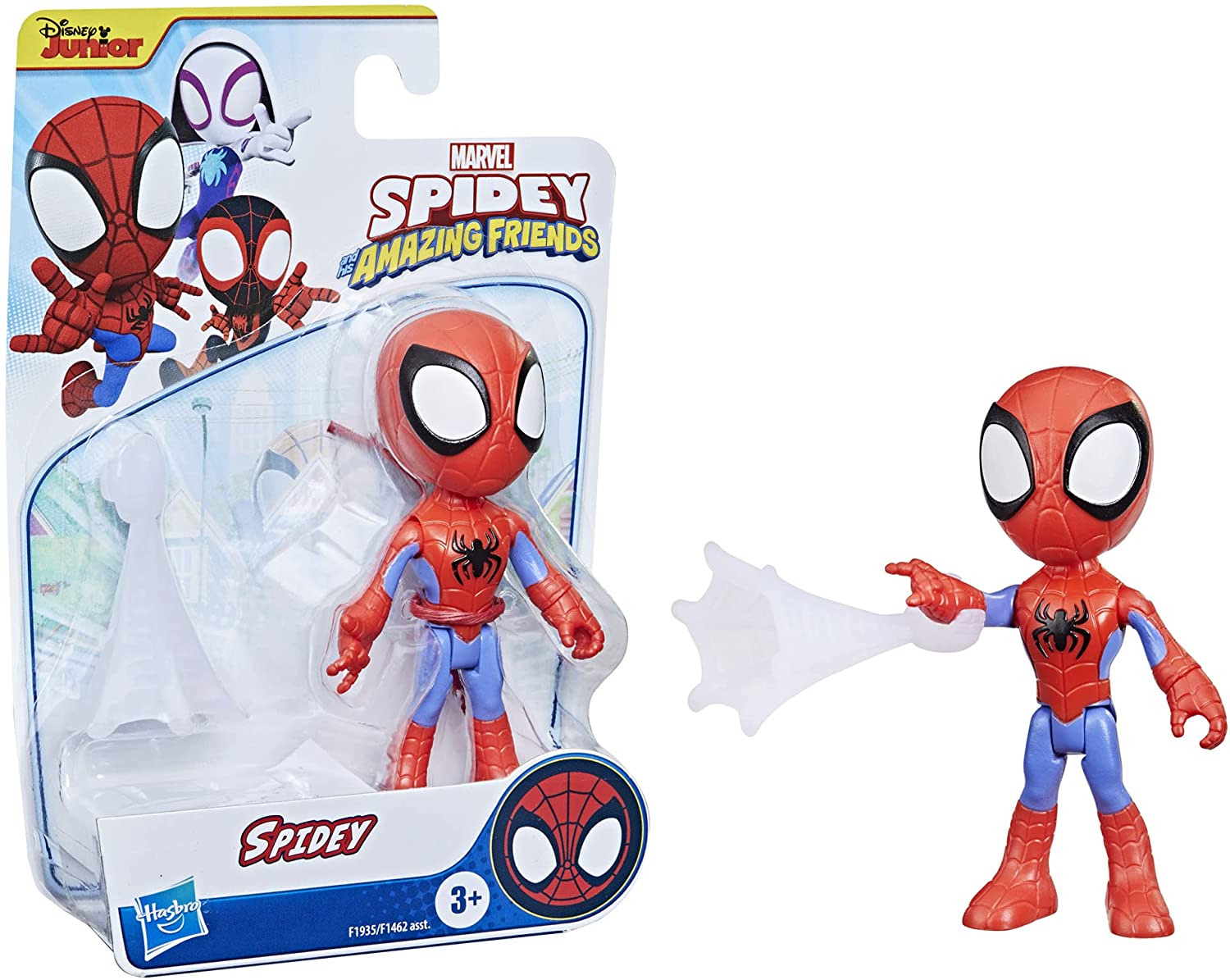 Foto 4 | Figura De Acción Hasbro Marvel Spidey Hero De 10 Cm Con Accesorio - Venta Internacional.