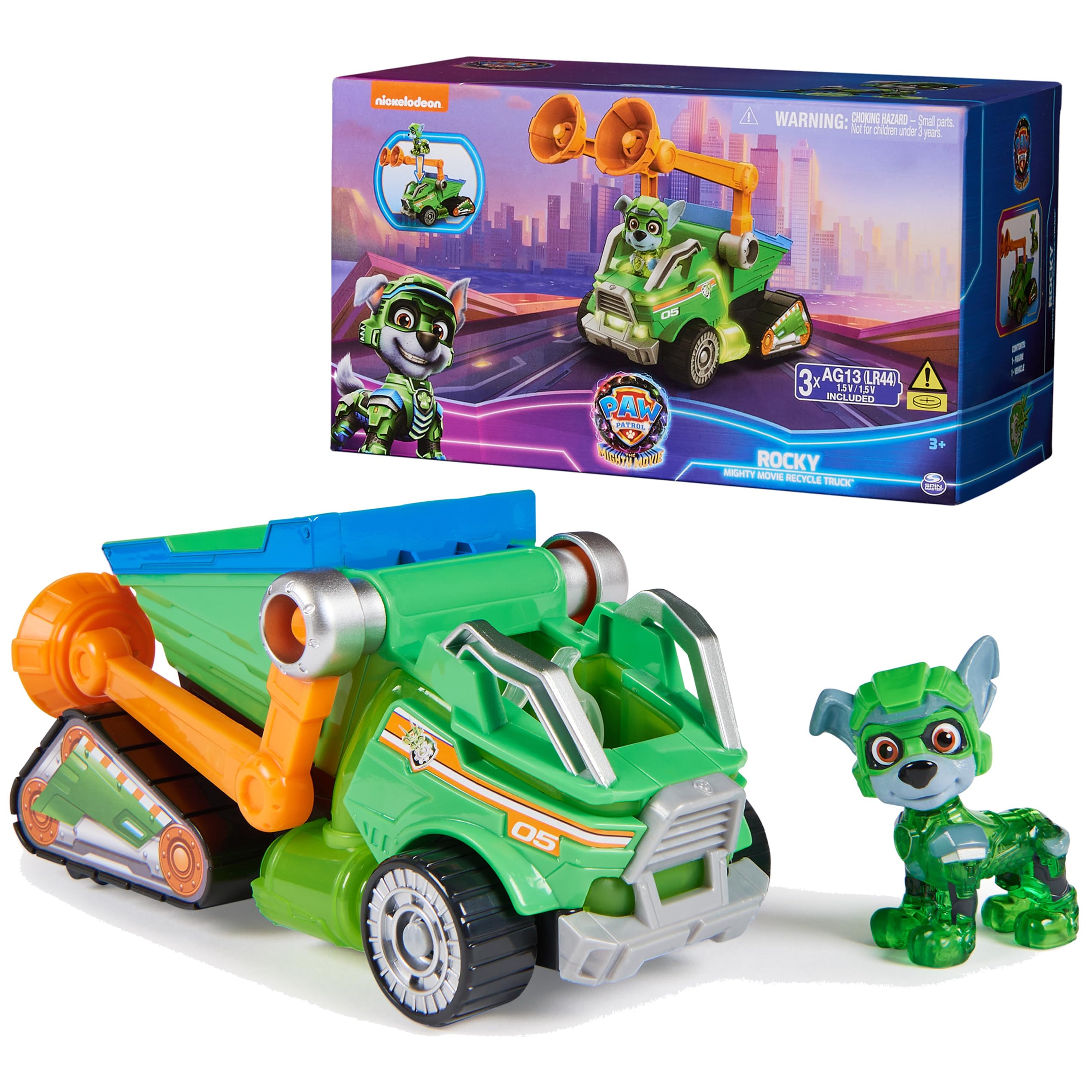 Foto 2 pulgar | Figura De Acción Toy Paw Patrol Rocky + Vehicle - Venta Internacional.