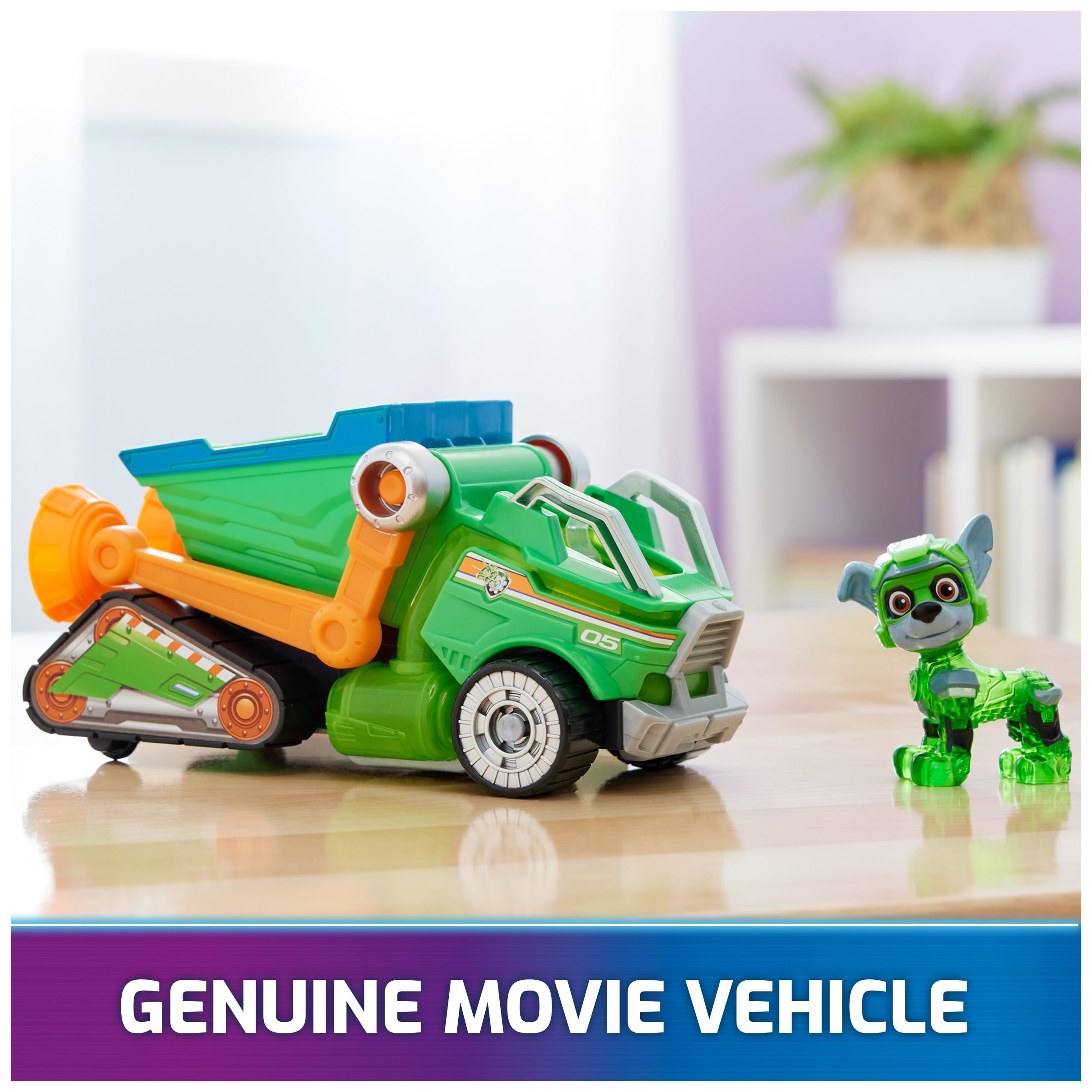 Foto 4 pulgar | Figura De Acción Toy Paw Patrol Rocky + Vehicle - Venta Internacional.