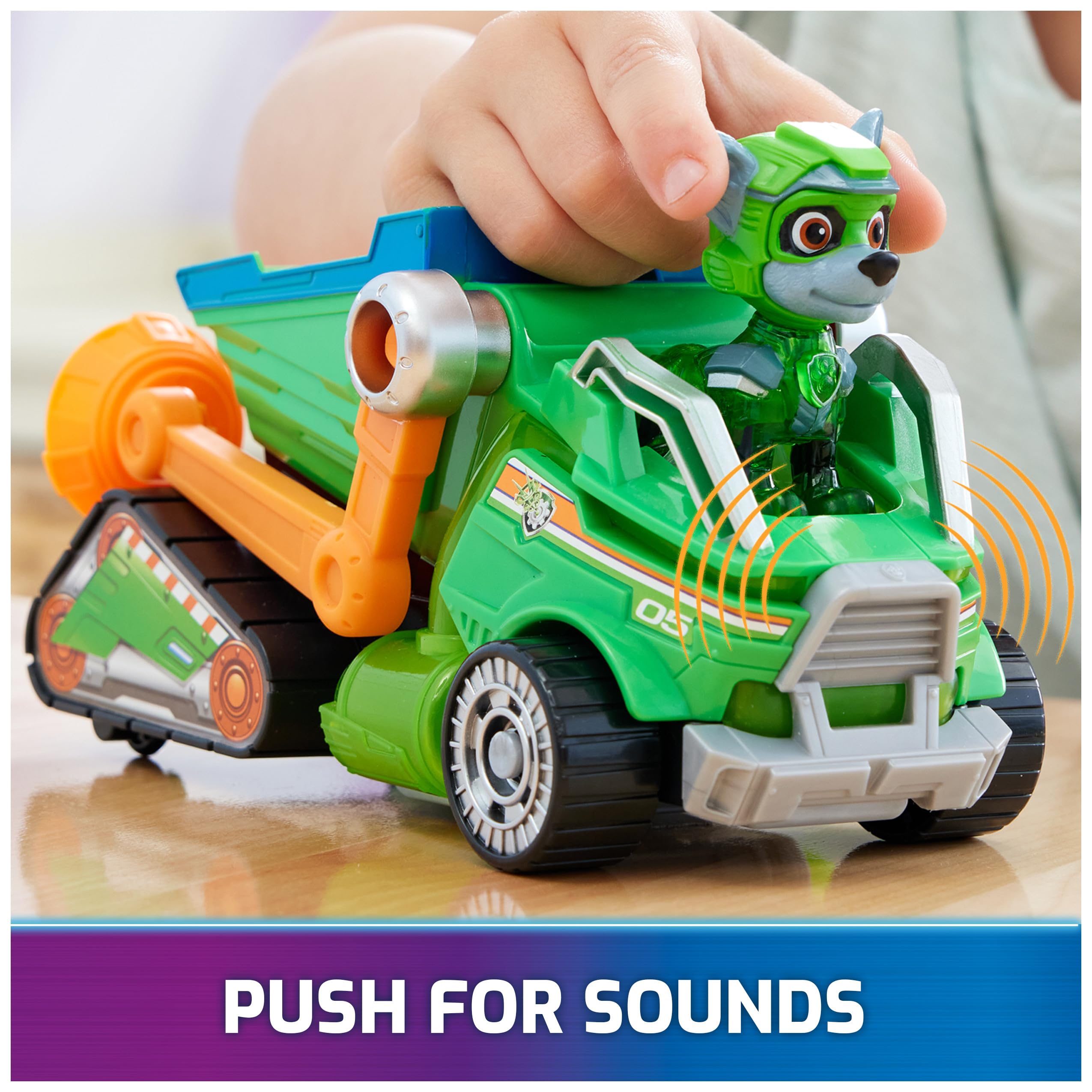 Foto 5 pulgar | Figura De Acción Toy Paw Patrol Rocky + Vehicle - Venta Internacional.