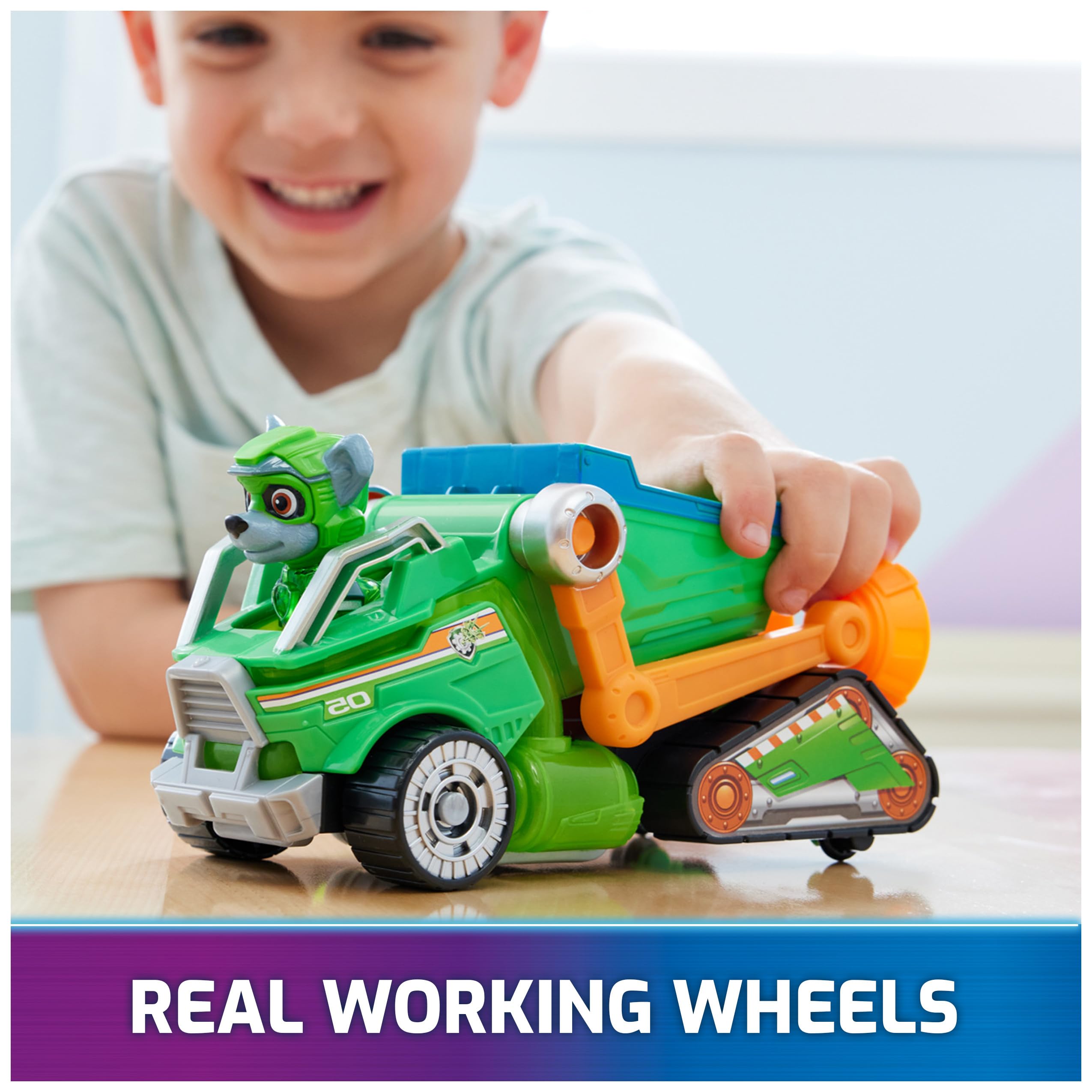 Foto 8 pulgar | Figura De Acción Toy Paw Patrol Rocky + Vehicle - Venta Internacional.
