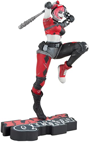 Estatua Mcfarlane Harley Quinn Roja Y Negra De 7,75 Pies - Venta Internacional.