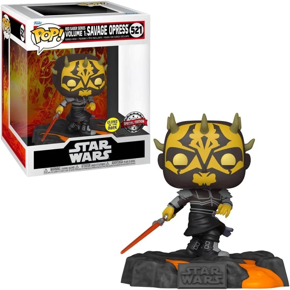 Foto 2 pulgar | Figura De Colección Funko Star Wars Red Saber Series Savage O - Venta Internacional.