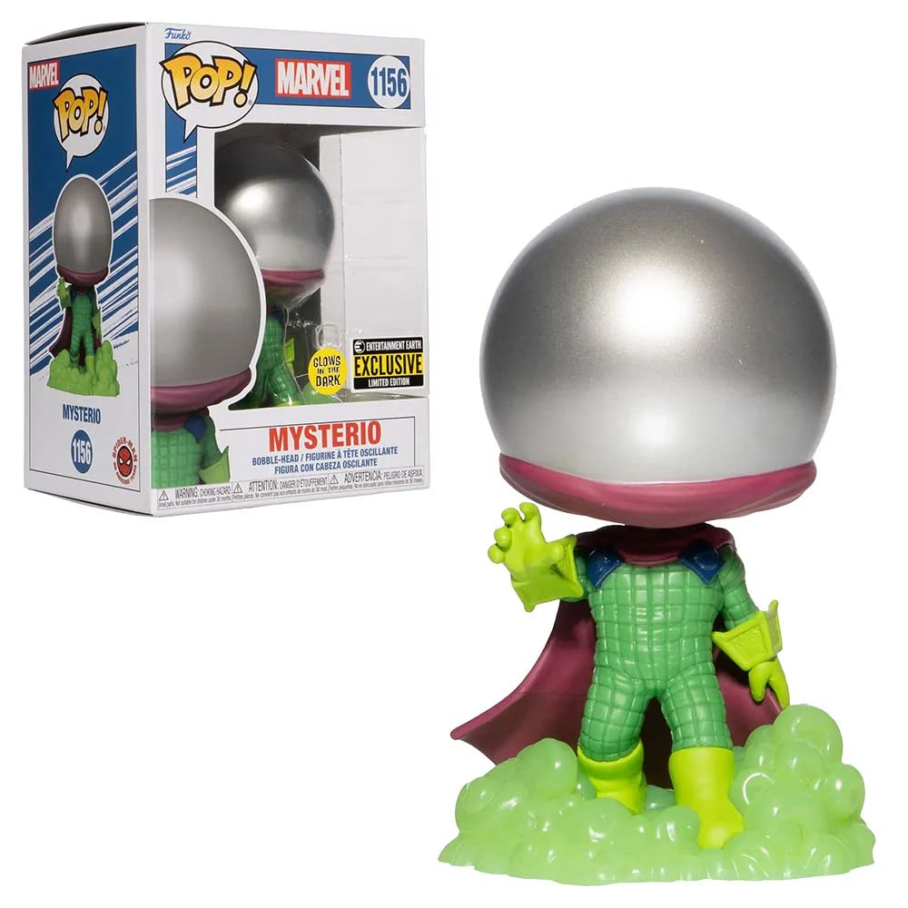 Foto 2 pulgar | ¡papá! Figura De Vinilo Funko Marvel Mysterio 616 Metallic Glow - Venta Internacional.