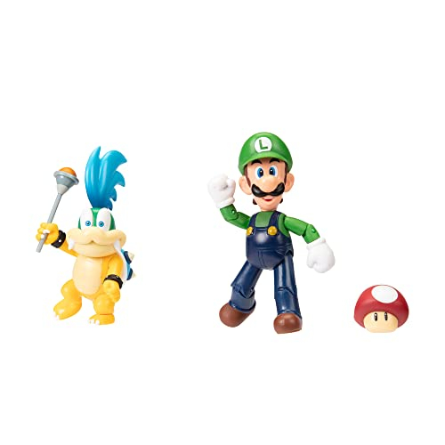 Foto 3 pulgar | Figura De Acción Super Mario Nintendo 4 2 Pack Luigi Vs. Larry - Venta Internacional.