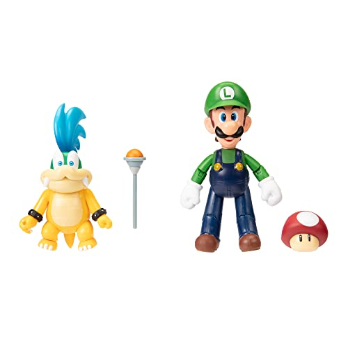 Foto 4 pulgar | Figura De Acción Super Mario Nintendo 4 2 Pack Luigi Vs. Larry - Venta Internacional.