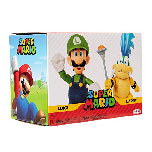 Foto 8 pulgar | Figura De Acción Super Mario Nintendo 4 2 Pack Luigi Vs. Larry - Venta Internacional.