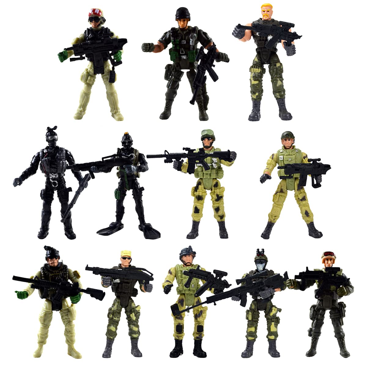 Foto 2 pulgar | Figura De Acción Dc-beautiful Military Soldier Special Forces - Venta Internacional.