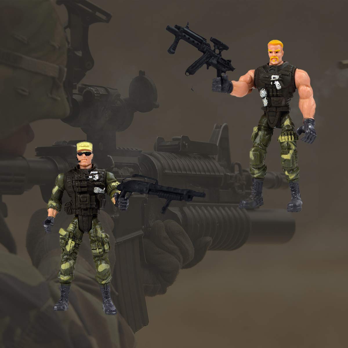 Foto 7 | Figura De Acción Dc-beautiful Military Soldier Special Forces - Venta Internacional.