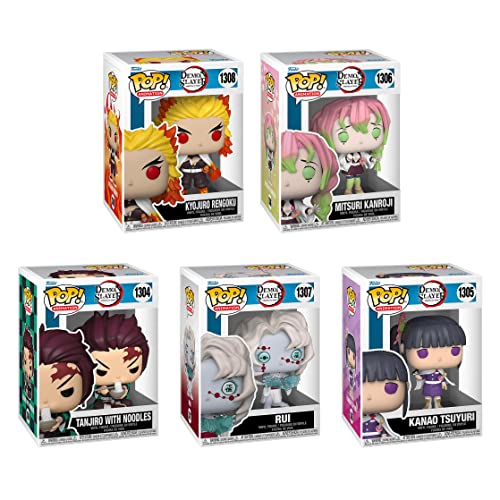 Foto 2 pulgar | Paquete Funko Pop Demon Slayer Kamado Tanjiro, Kyojuro Re - Venta Internacional.