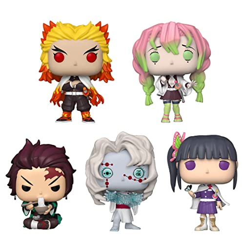Foto 3 pulgar | Paquete Funko Pop Demon Slayer Kamado Tanjiro, Kyojuro Re - Venta Internacional.
