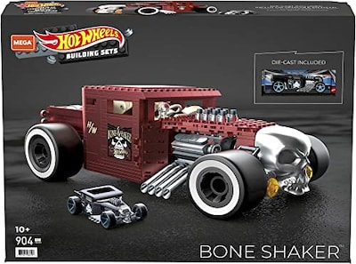 Foto 6 | Set De Construcción Mega Hot Wheels Bone Shaker Con Ruedas Giratorias - Venta Internacional.