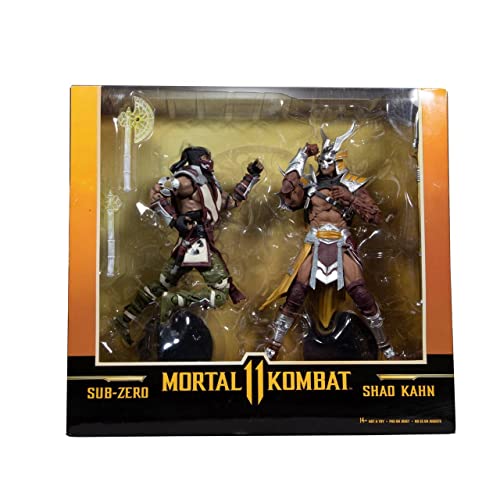 Foto 7 pulgar | Figura de Acción McFarlane Toys Mortal Kombat Sub Zero Vs Shao  - Venta Internacional