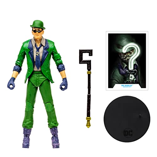 Foto 7 | Mcfarlane Toys - Dc Gaming 7 Figuras Wave 9 - El Acertijo  - Venta Internacional.