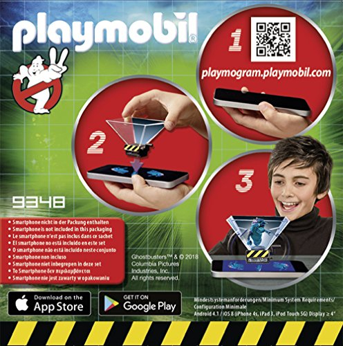 Foto 4 pulgar | Figura Los Cazafantasmas Ii De Playmobil Raymond Stantz Con Playmogra - Venta Internacional.