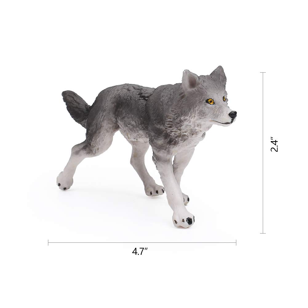 Foto 2 | Set De Figuras De Juguete Restcloud Wolf, 7 Piezas, Figuras De Animales Lobo - Venta Internacional.