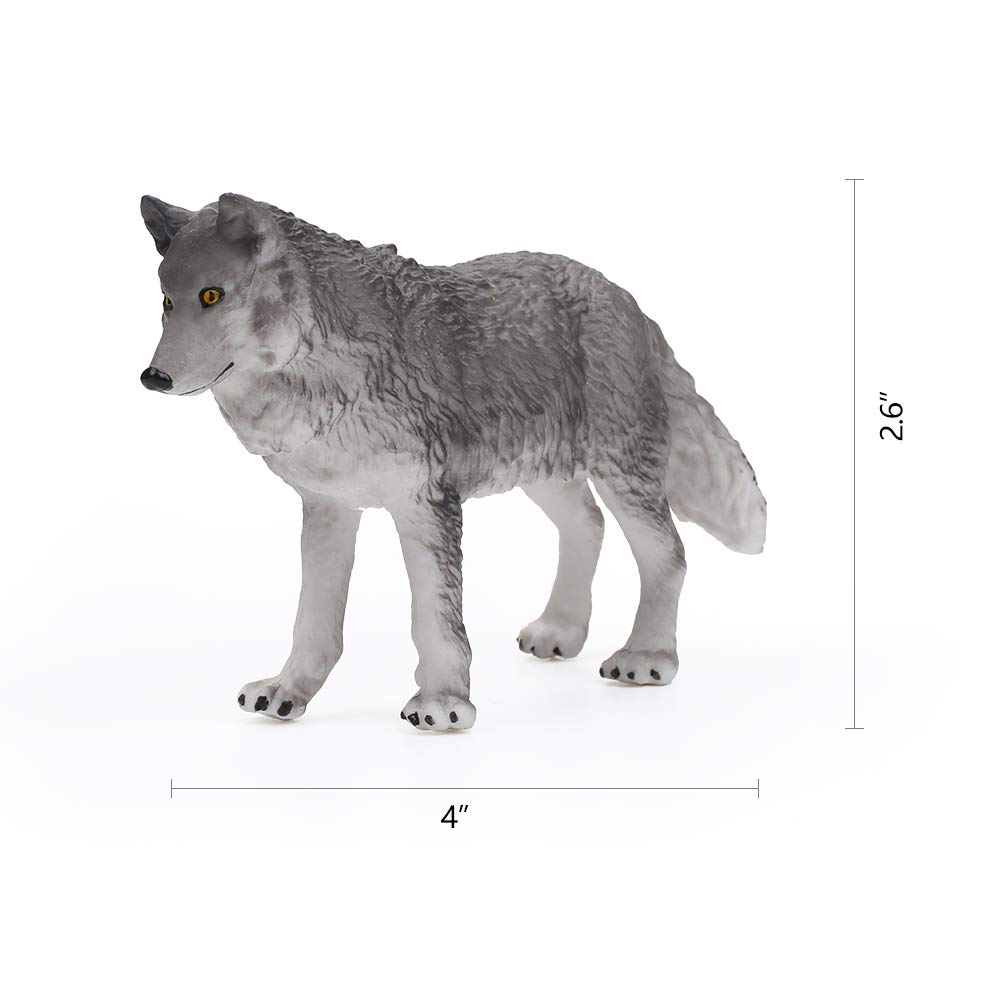 Foto 7 pulgar | Set De Figuras De Juguete Restcloud Wolf, 7 Piezas, Figuras De Animales Lobo - Venta Internacional.