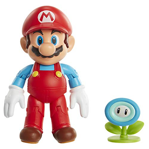 Figura De Acción Super Mario Ice Mario De 10 Cm Con Acceso A Flores De Hielo - Venta Internacional.