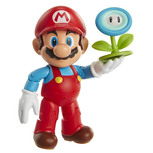 Foto 3 pulgar | Figura De Acción Super Mario Ice Mario De 10 Cm Con Acceso A Flores De Hielo - Venta Internacional.