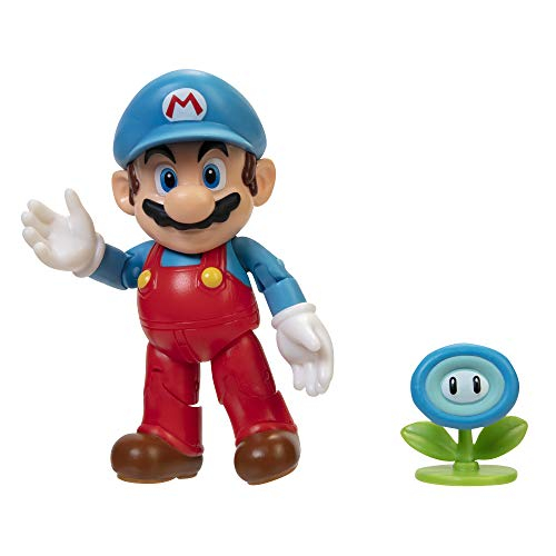 Foto 5 pulgar | Figura De Acción Super Mario Ice Mario De 10 Cm Con Acceso A Flores De Hielo - Venta Internacional.