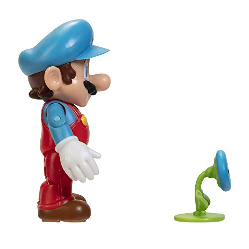 Foto 6 pulgar | Figura De Acción Super Mario Ice Mario De 10 Cm Con Acceso A Flores De Hielo - Venta Internacional.