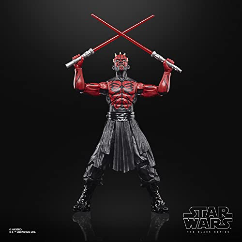Foto 4 pulgar | Figura De Acción Star Wars Black Ser 50th Ann 6in Darth Maul - Venta Internacional.