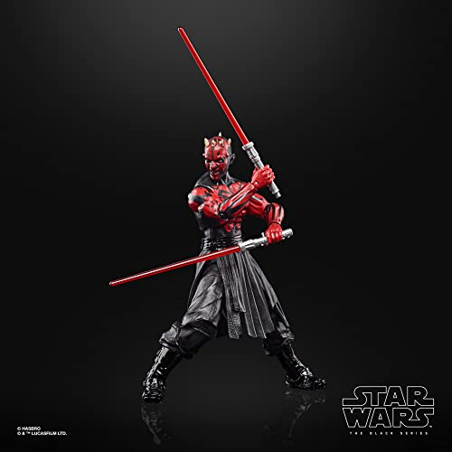 Foto 5 pulgar | Figura De Acción Star Wars Black Ser 50th Ann 6in Darth Maul - Venta Internacional.