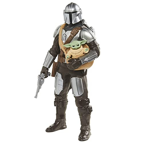 Foto 1 | Figuras De Acción Star Wars The Mandalorian & Grogu De 12 Pulgadas - Venta Internacional.