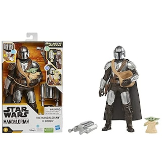 Foto 3 | Figuras De Acción Star Wars The Mandalorian & Grogu De 12 Pulgadas - Venta Internacional.