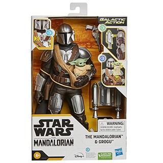 Foto 4 | Figuras De Acción Star Wars The Mandalorian & Grogu De 12 Pulgadas - Venta Internacional.