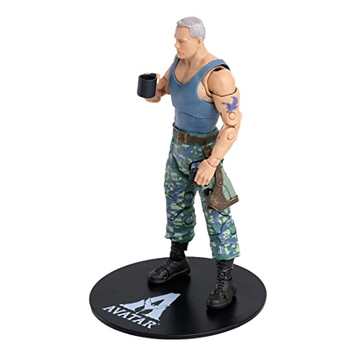 Foto 5 | Figura De Acción Mcfarlane Toys Avatar Colonel Miles Quaritch - Venta Internacional.