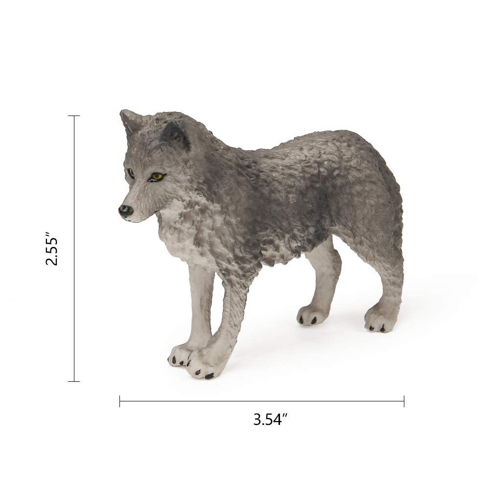 Foto 5 pulgar | Set De Figuras De Juguete Restcloud Wolf, 7 Piezas, Figuras De Animales Lobo - Venta Internacional.
