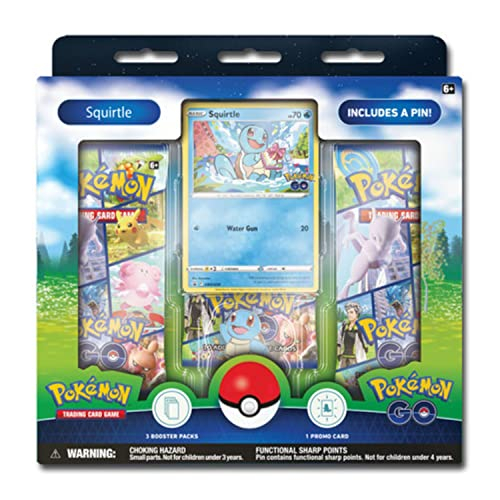 Foto 2 pulgar | Colección de Pines Pokémon Tcg Pokémon Go Con Squirtle - Venta Internacional